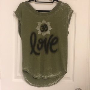 Chaser sleeveless Love top
